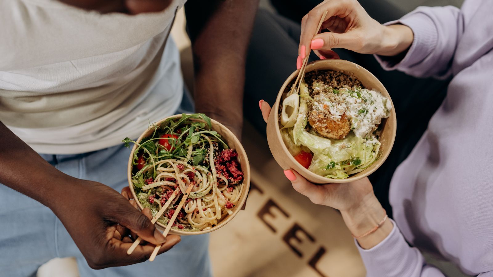 bowls of healthy food for diabetes