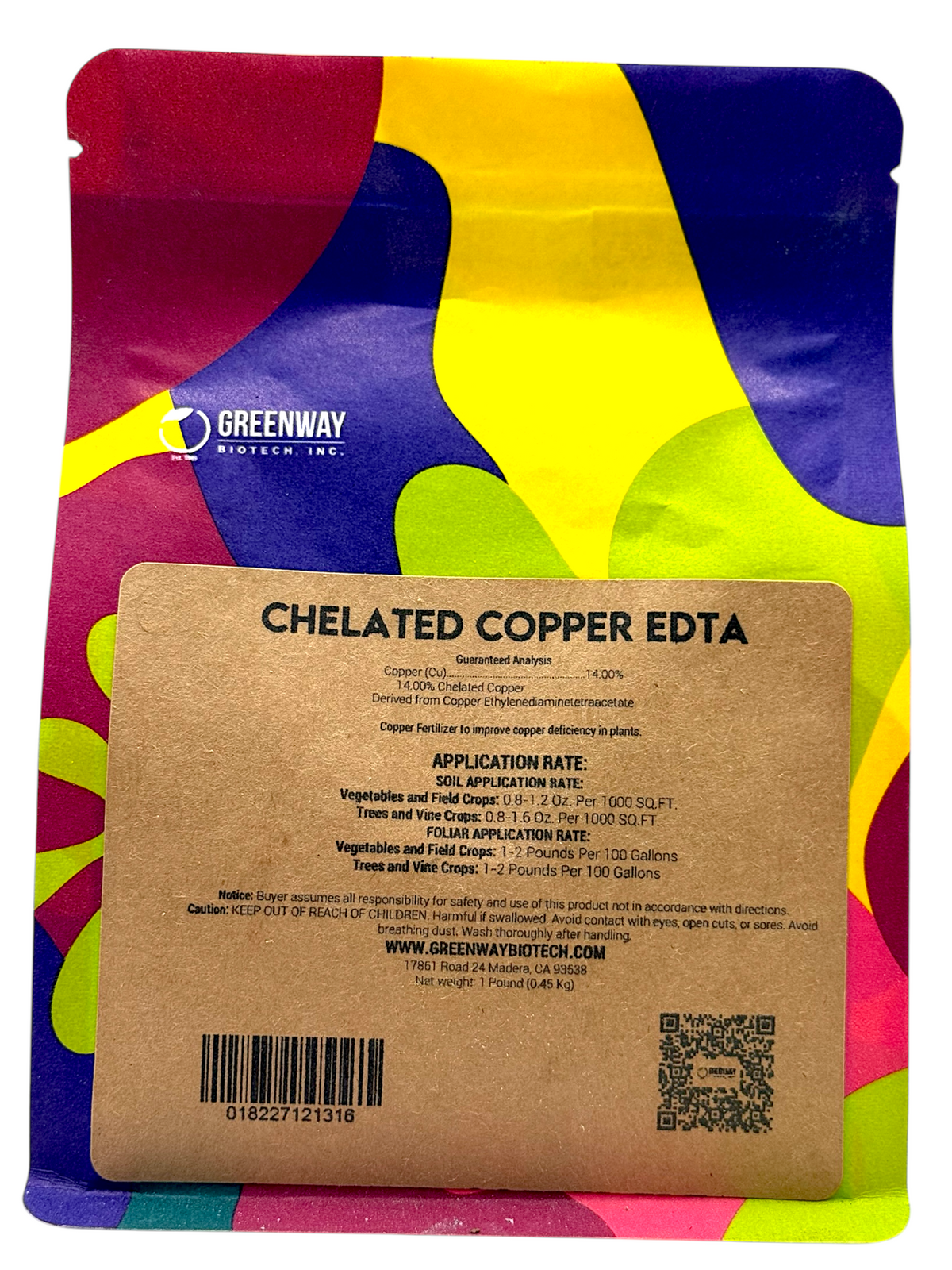 Chelated Copper EDTA Fertilizer - 14% Cu