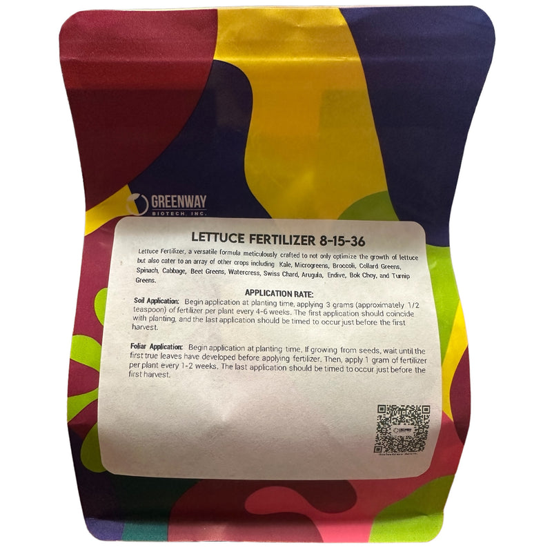 Lettuce Fertilizer 8-15-36 1 Pound