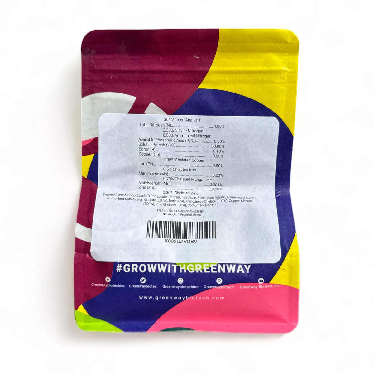 Tomato Fertilizer 4-18-38 | Chelated Micronutrients | Hydroponics, Soil & Foliar Application