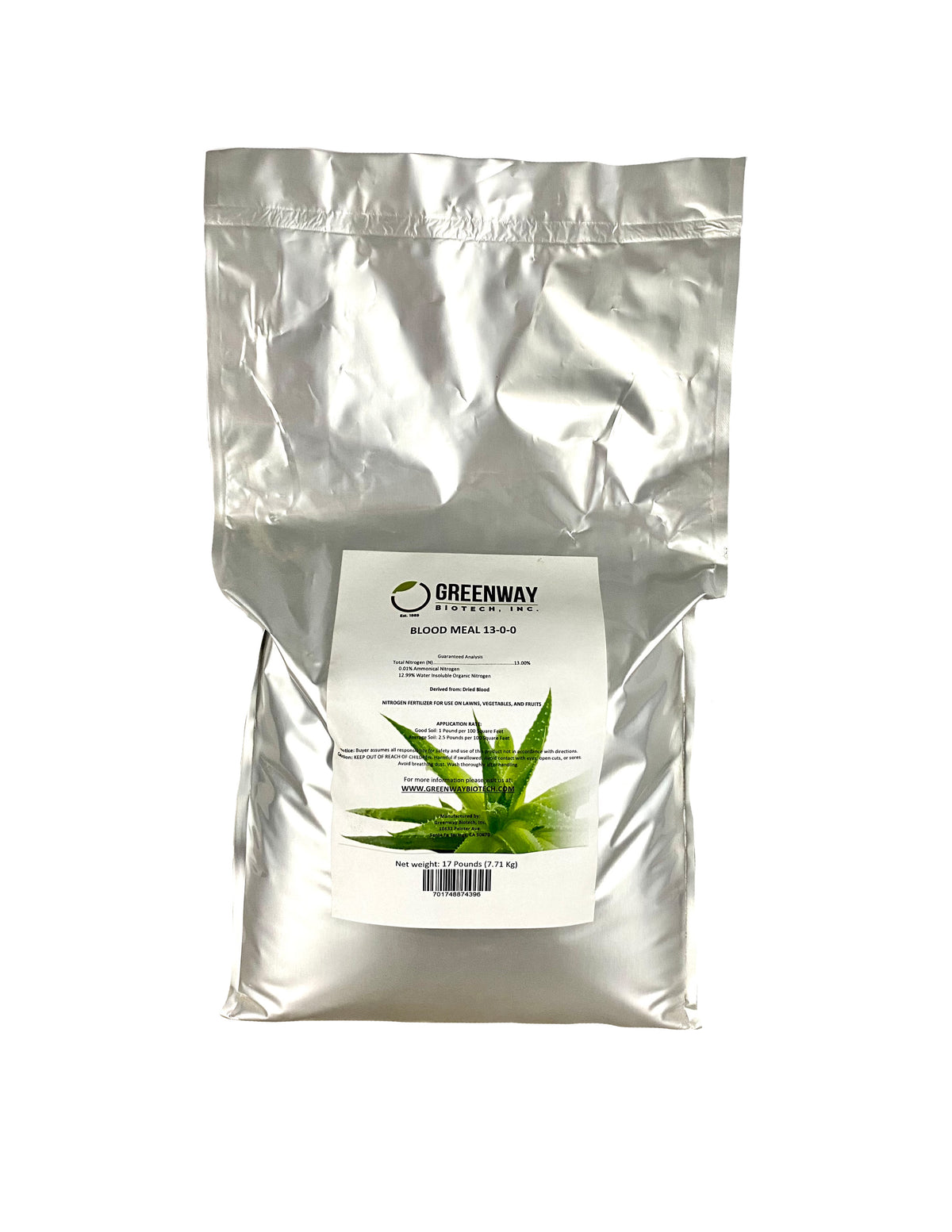 Organic Blood Meal Fertilizer 13-0-0