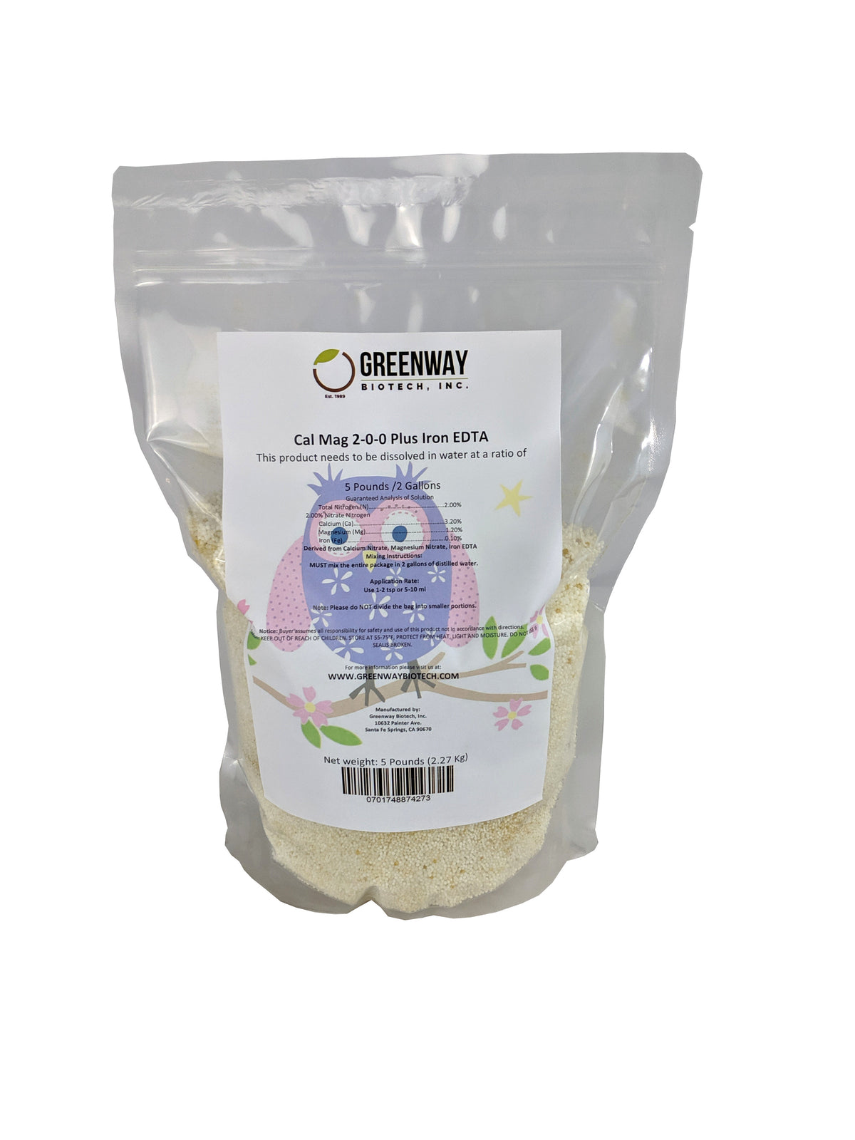 Cal-Mag Plus 2-0-0 Concentrate – Heavy-Metal-Free Ca-Mg-Fe