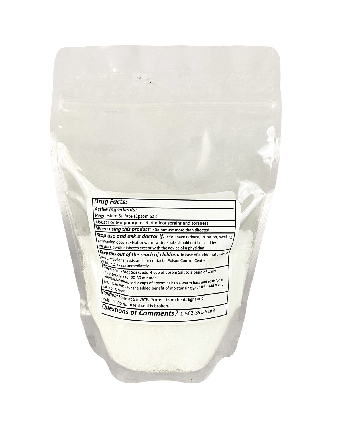 Epsom Salt (Magnesium Sulfate) | Organic & USP Grade