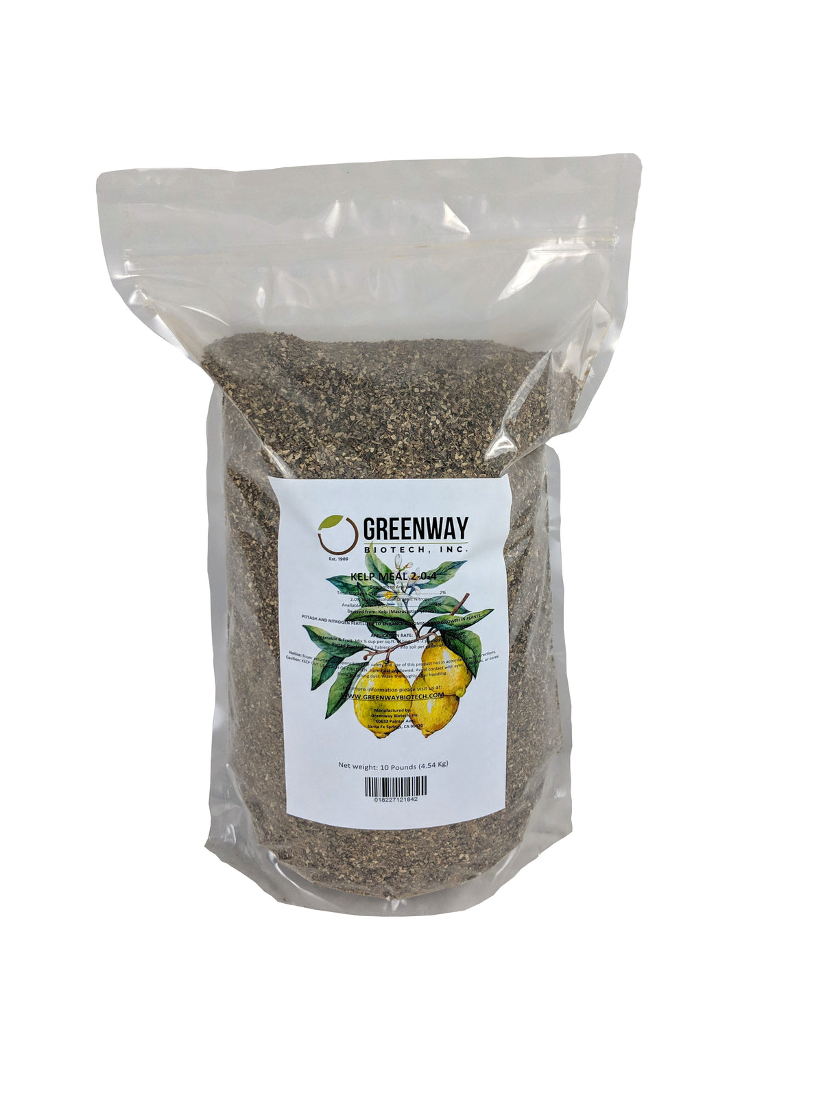 organic kelp meal fertilizer 2-0-4 10 Pounds