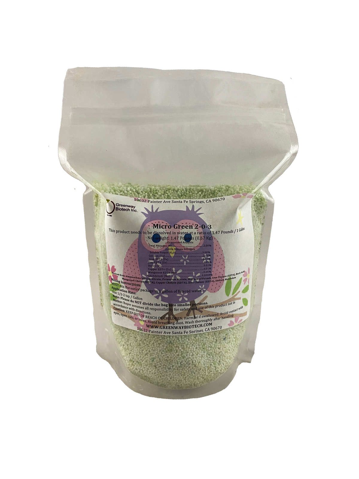 Micro Green 2-0-3