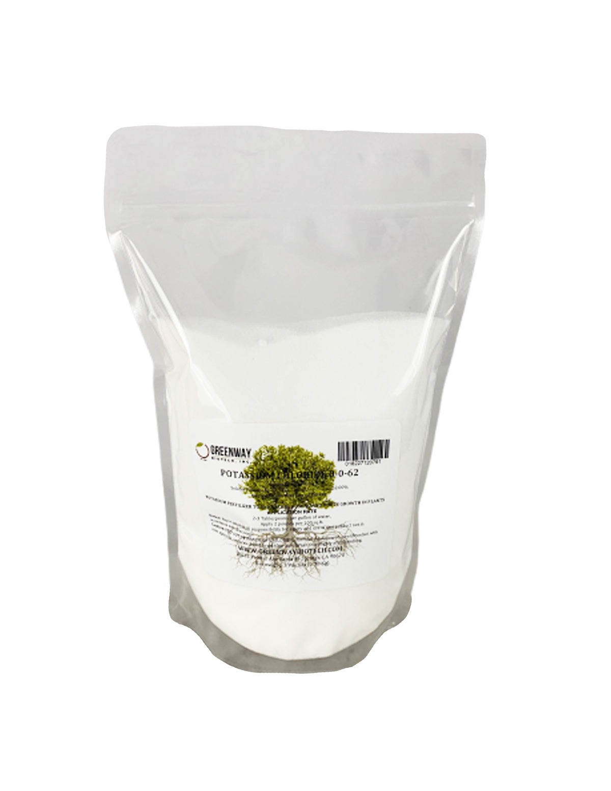 Potassium Chloride (Muriate of Potash) 0-0-62