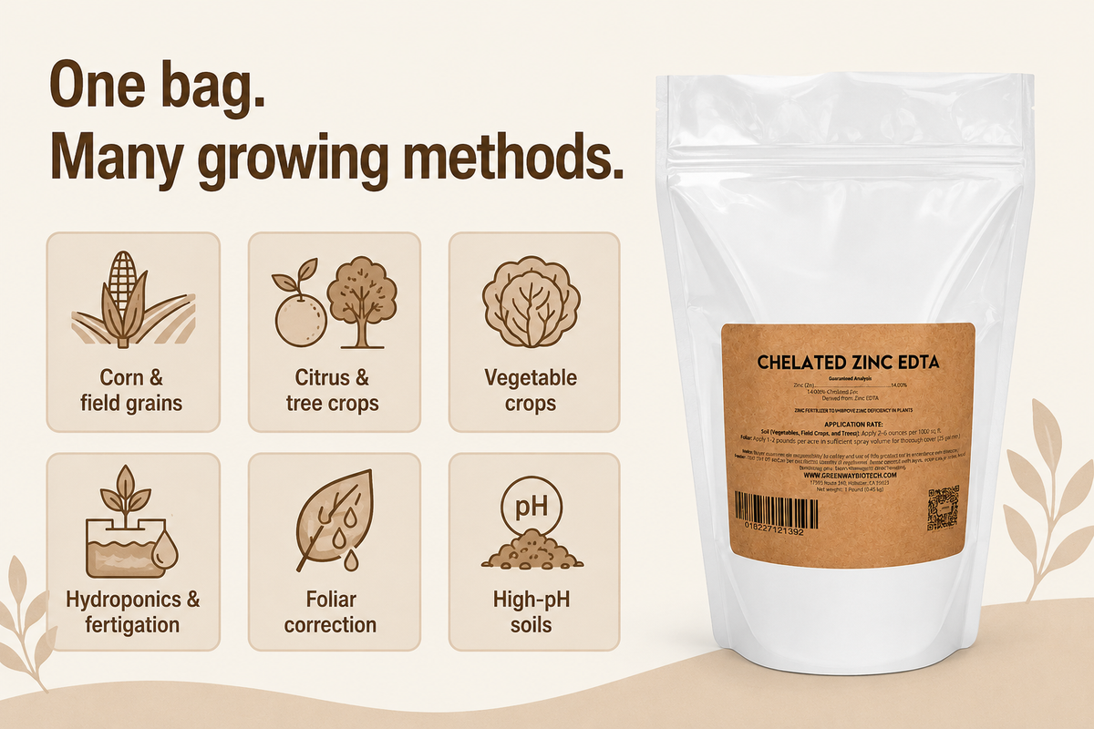 Chelated Zinc EDTA Fertilizer