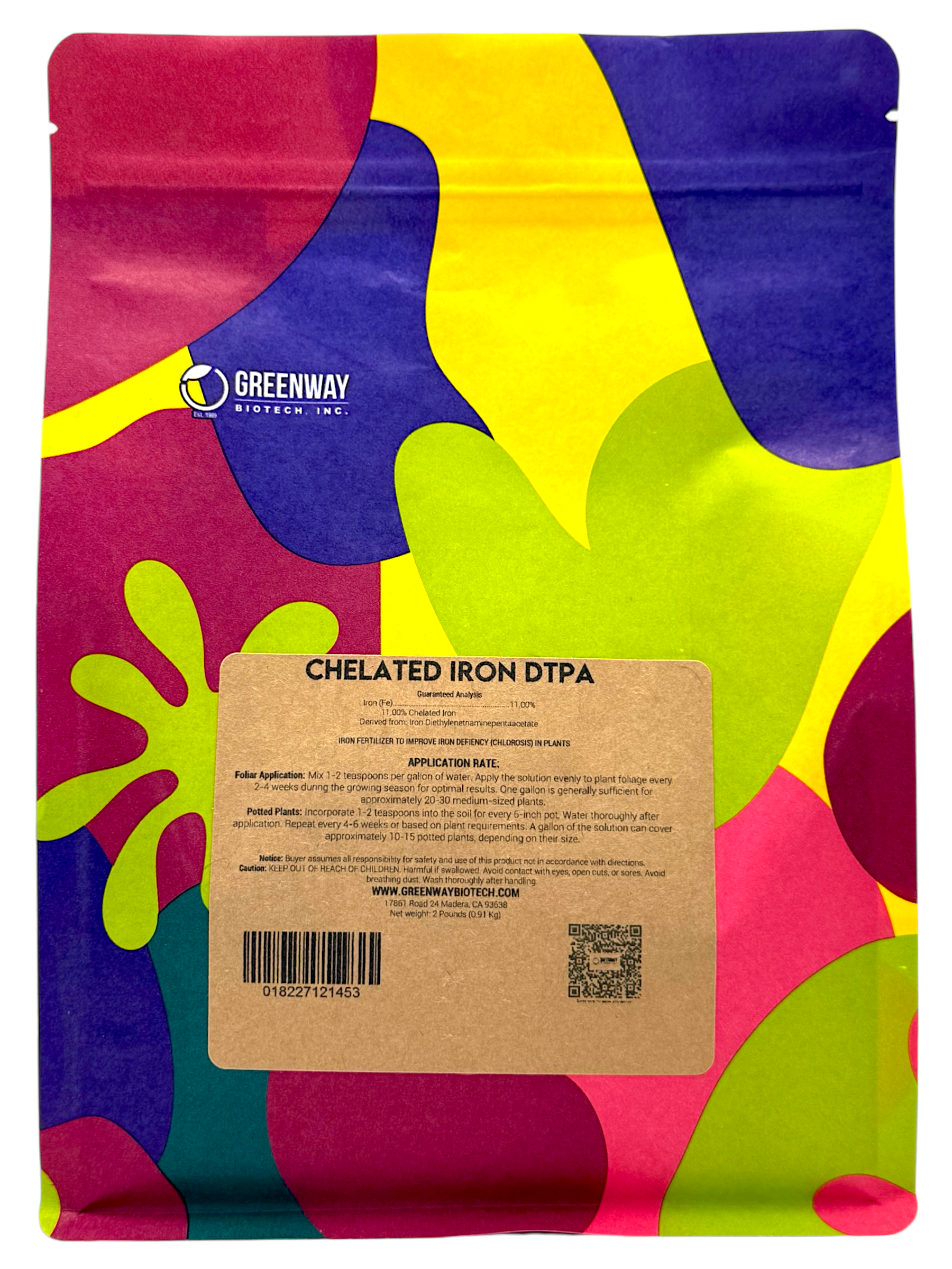 Greenway Biotech Chelated Iron DTPA Fertilizer