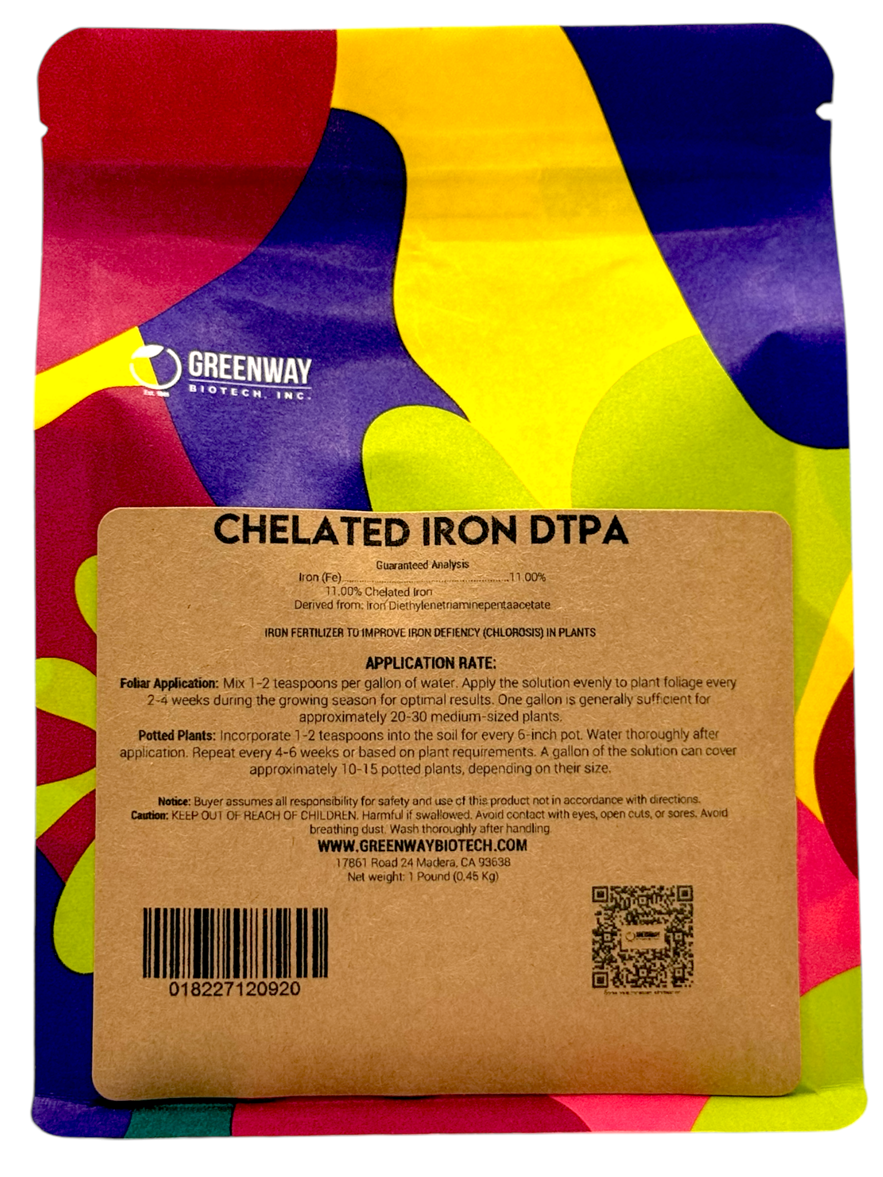Greenway Biotech Chelated Iron DTPA Fertilizer - Thumbnail 3