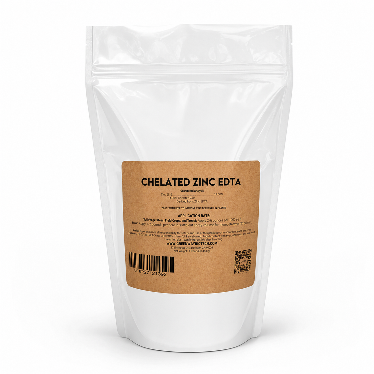 Chelated Zinc EDTA Fertilizer
