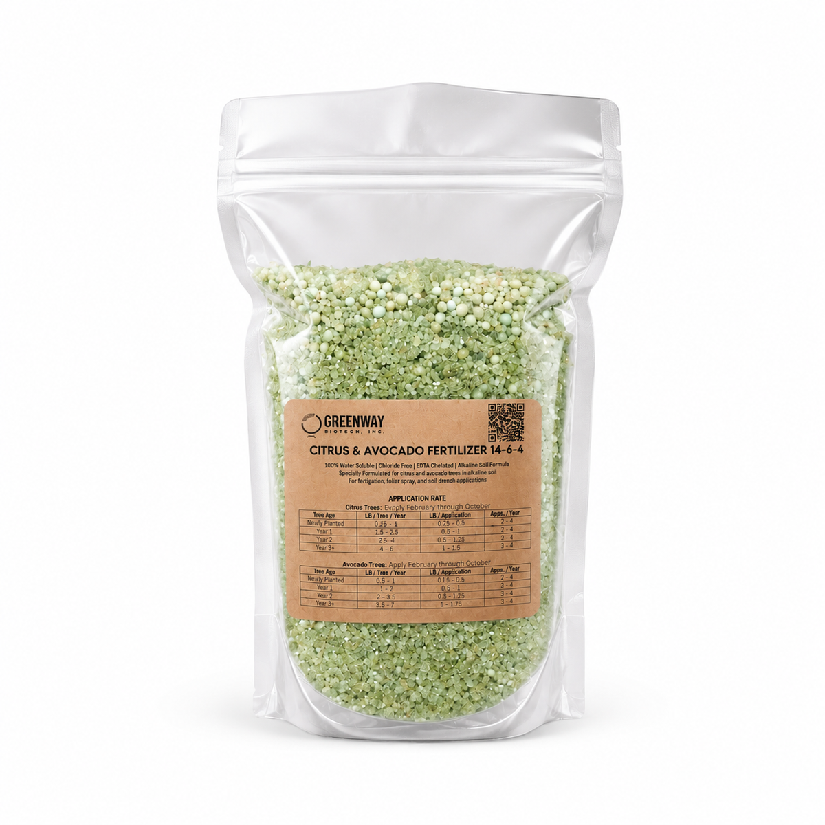 fertilizer for avocado plant Citrus & Avocado Fertilizer 14-6-4 1 Pound by Greenway Biotech, Inc