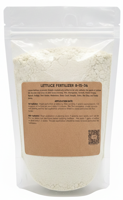 Water Soluble Lettuce_Fertilizer 8-15-36 Plus all micronutrients 2 Pounds