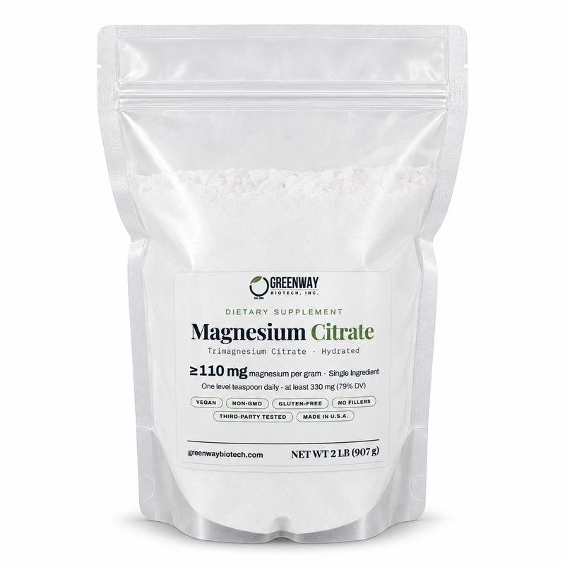 Magnesium Citrate Powder — Trimagnesium Citrate Dietary Supplement
