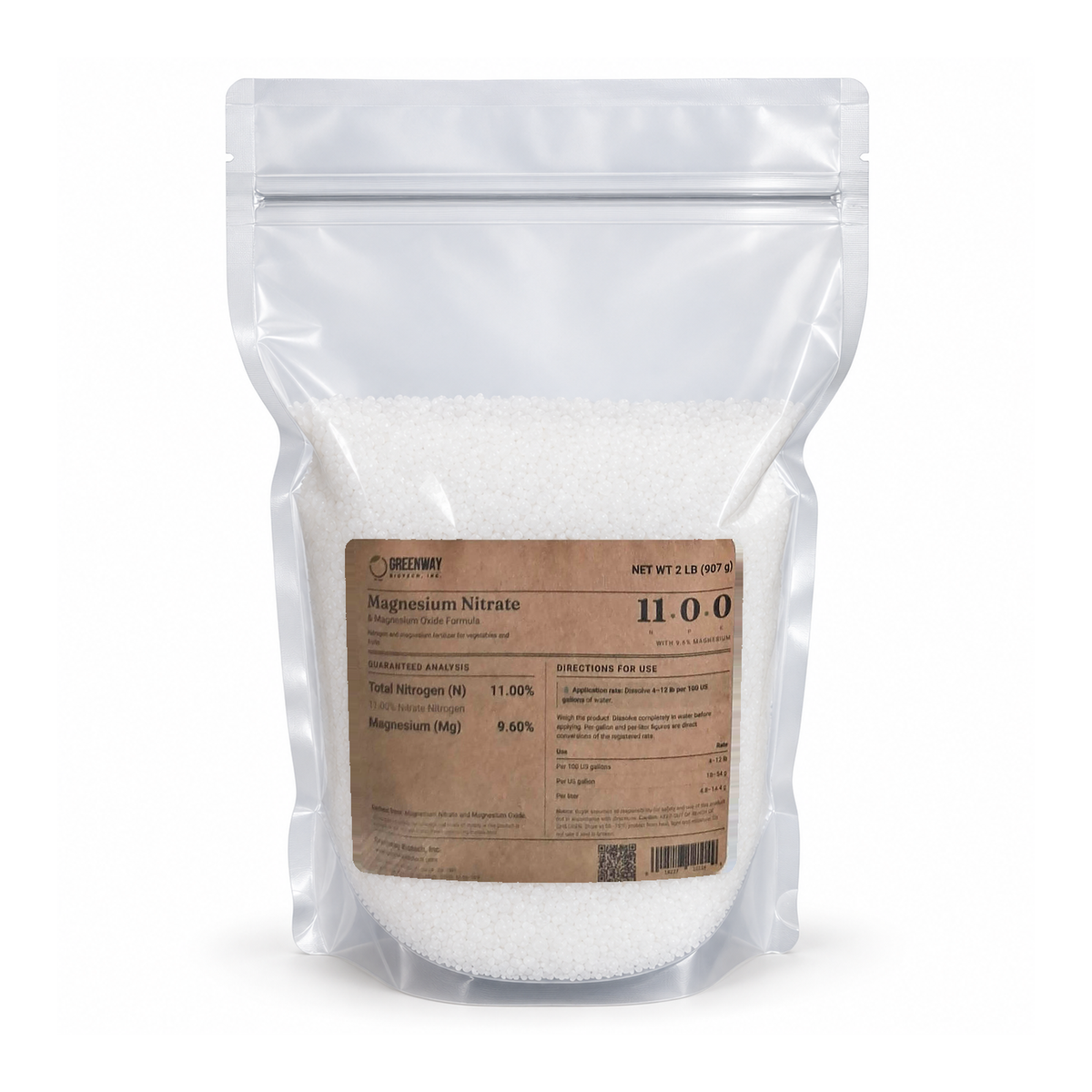Magnesium Nitrate Fertilizer 11-0-0 with 9.6% Magnesium
