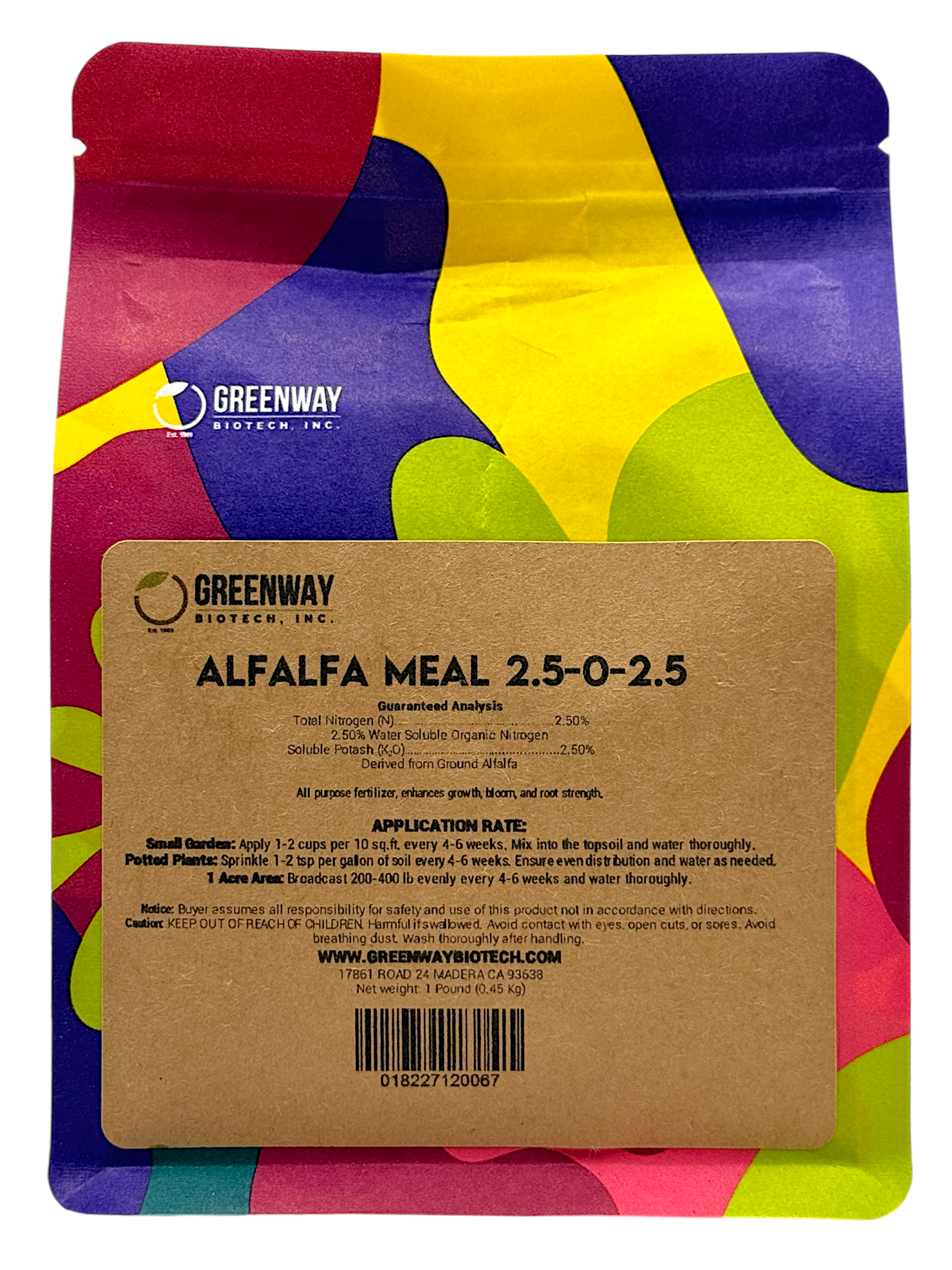Alfalfa Meal Fertilizer 2.5-0-2.5