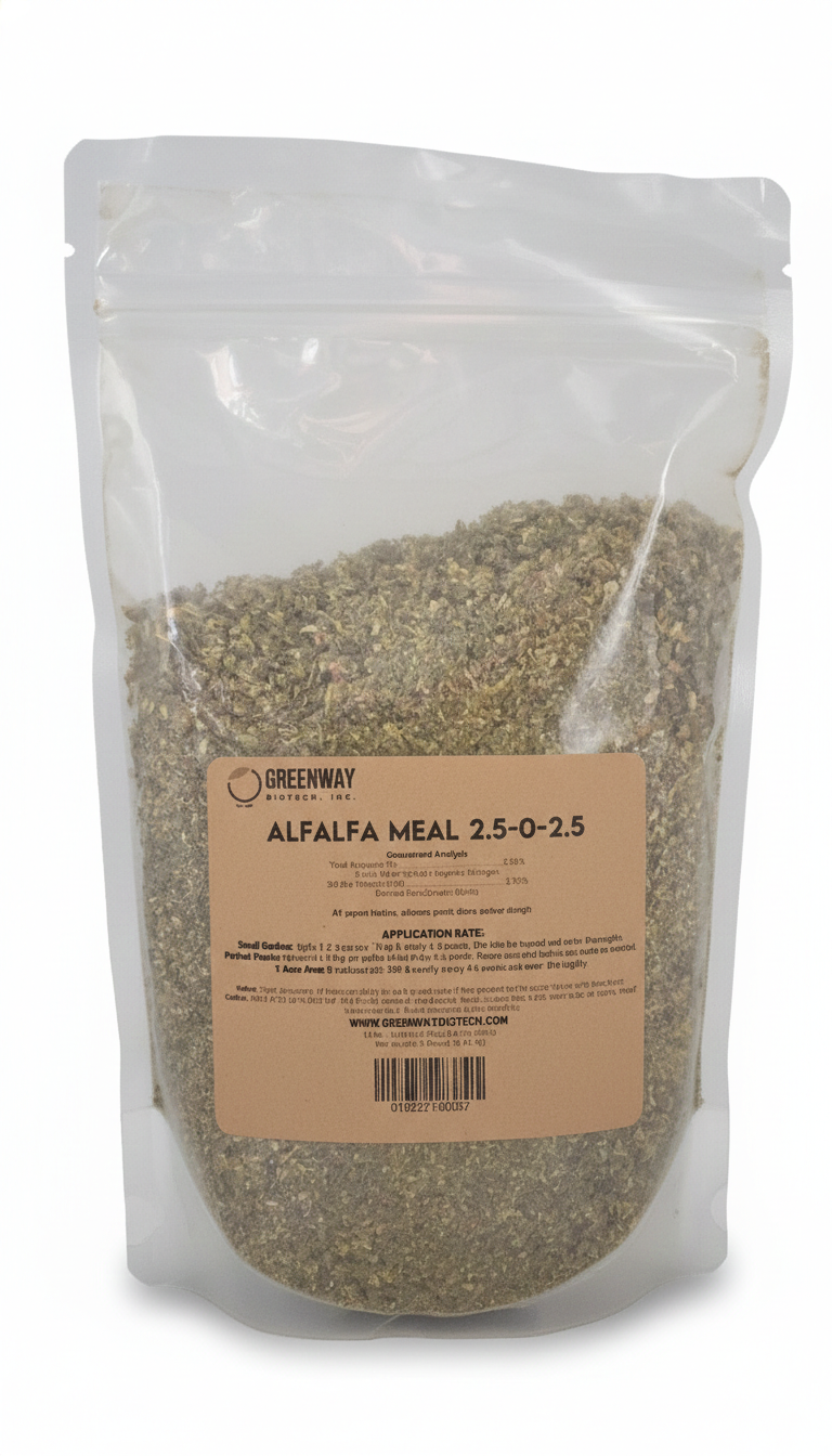 Greenway Biotech Alfalfa Meal Fertilizer - Thumbnail 5