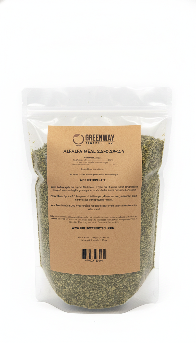 Greenway Biotech Alfalfa Meal Fertilizer - Thumbnail 5