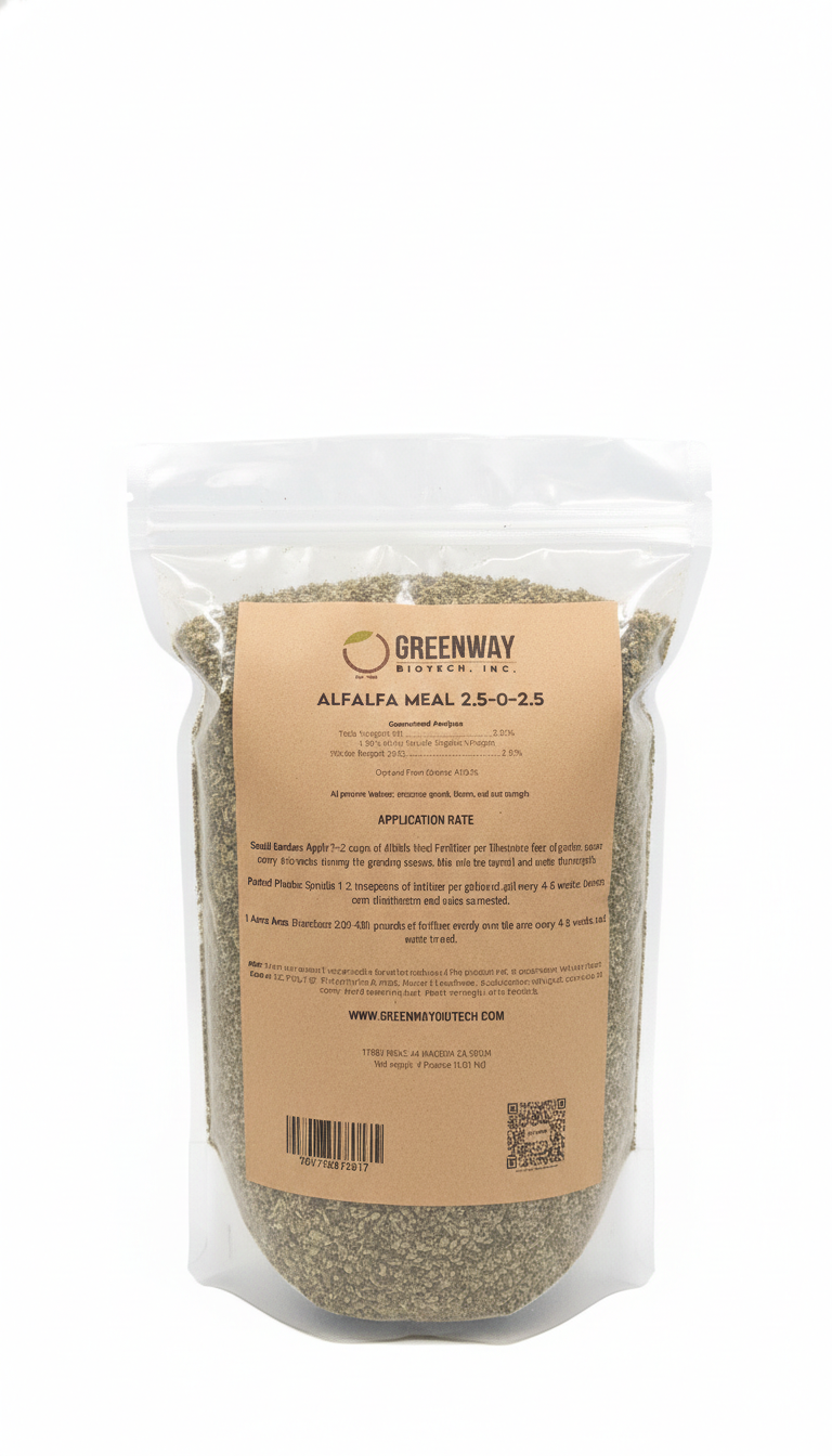 Greenway Biotech Alfalfa Meal Fertilizer - Thumbnail 4