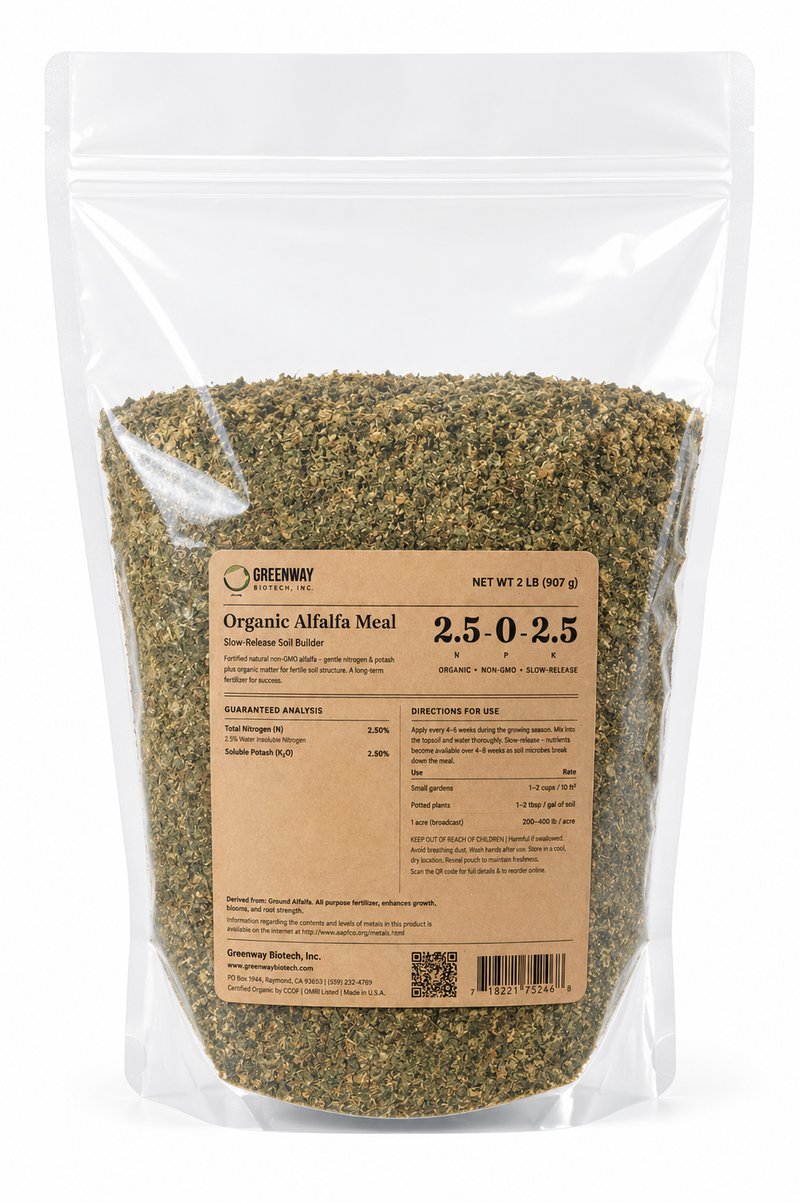 Alfalfa Meal Fertilizer 2.50-0-2.50