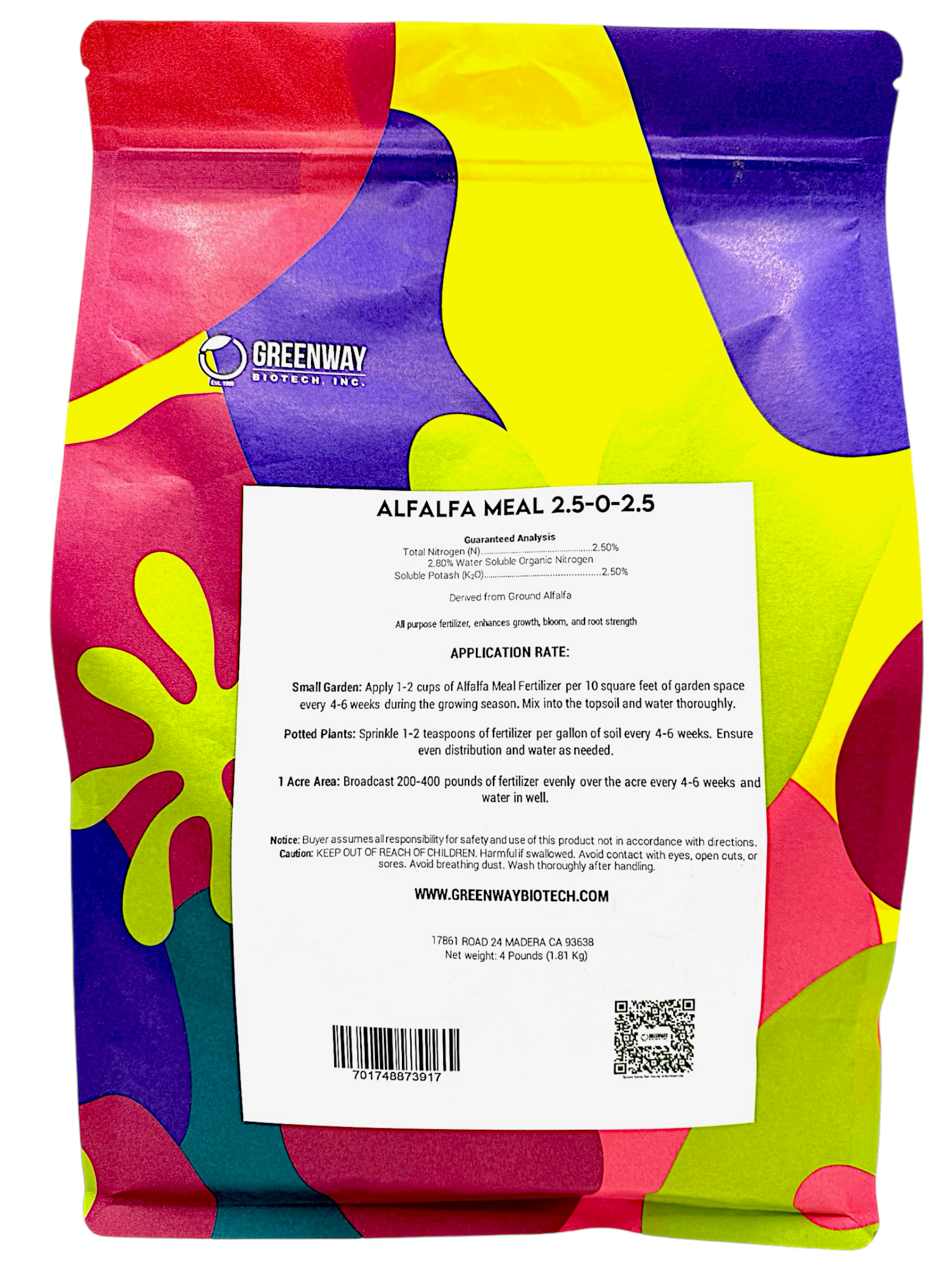 Alfalfa Meal Fertilizer 2.5-0-2.5 - Thumbnail 3
