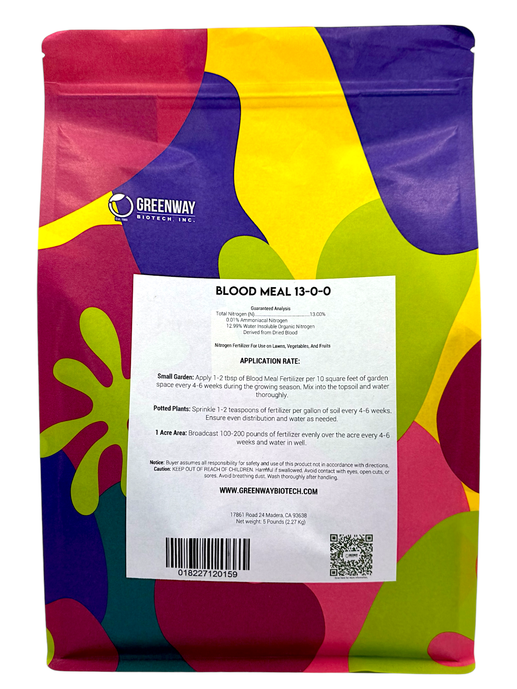 Organic Blood Meal Fertilizer 13-0-0