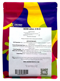 Organic Bone Meal Fertilizer 3-15-0 5 Pounds