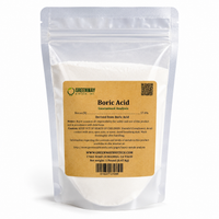 Organic Boric Acid Powder 1 Pound Packaging
