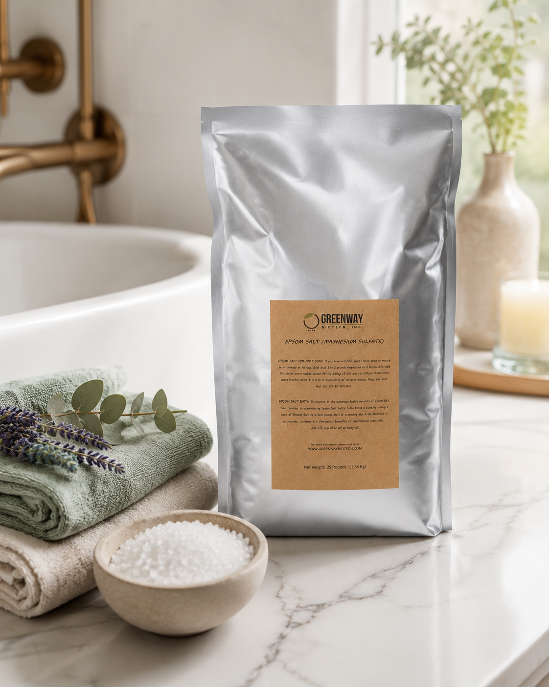 epsom salt for money plant in water Epsom Salt USP Grade — Magnesium Sulfate for Bath & Garden