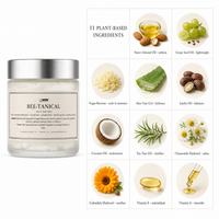 Ingredients: Infographic showing all 11 plant-based ingredients in Bee-Tanical balm, from chamomile and calendula to jojoba and vitamin E