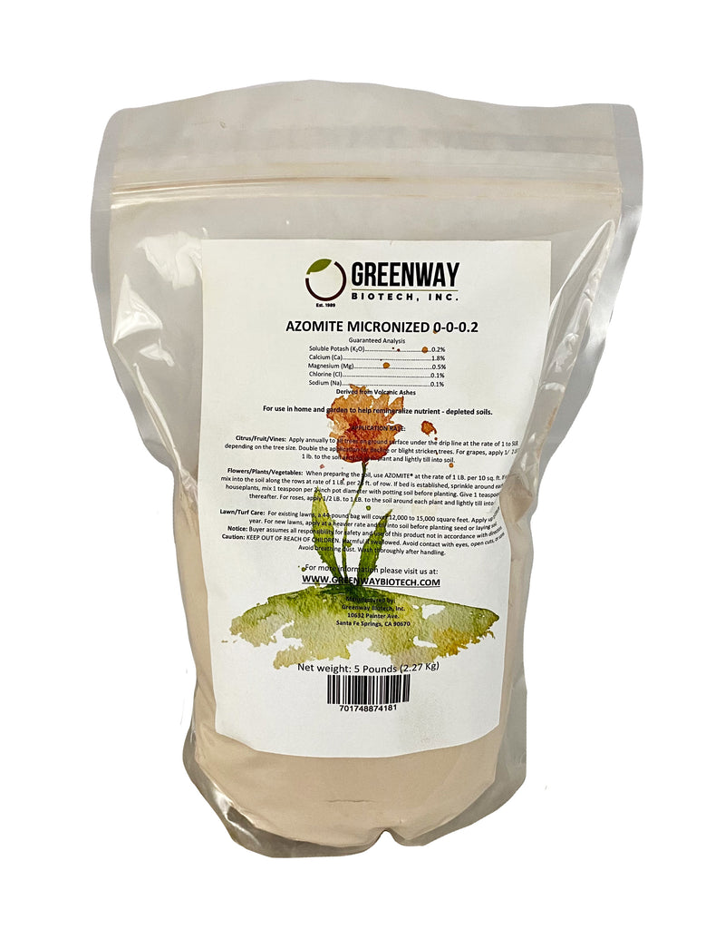 Azomite Powder Fertilizer 0-0-0.2 (Micronized)