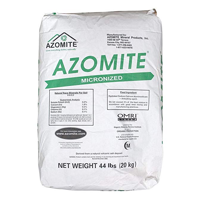 Azomite Powder Micronized 0-0-0.2 44 Pounds Bag