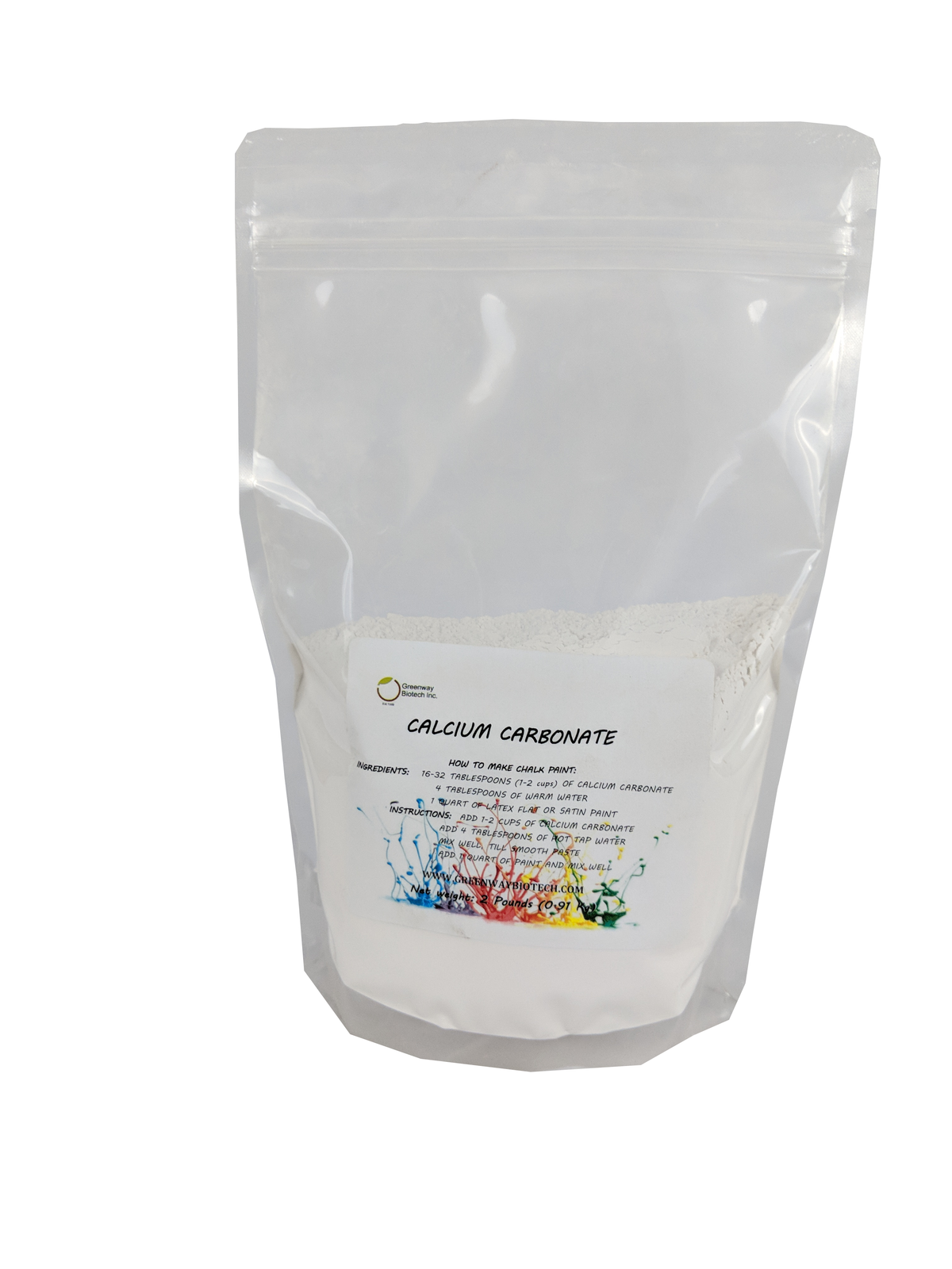 Calcium Carbonate Limestone Chalk Paint Additive 2 Pounds