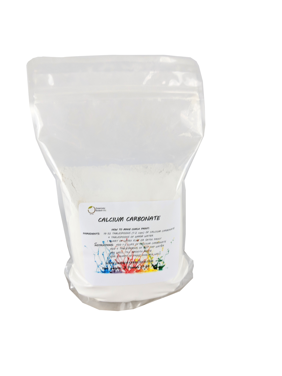 Calcium Carbonate Limestone Chalk Paint Additive 3 Pounds