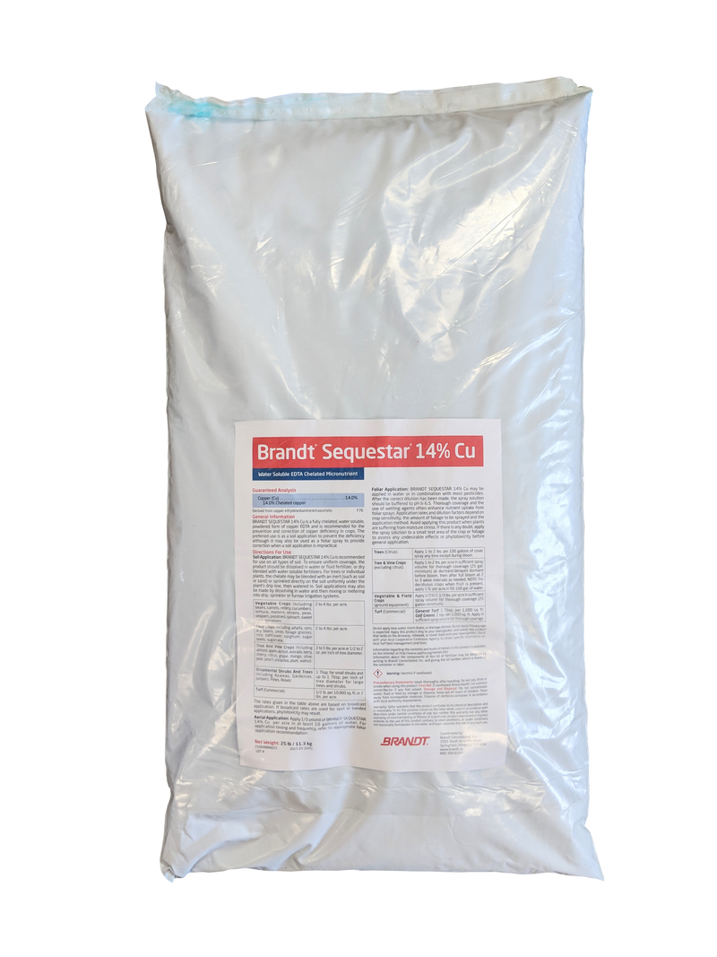 Chelated Copper EDTA 14% 25 Pounds