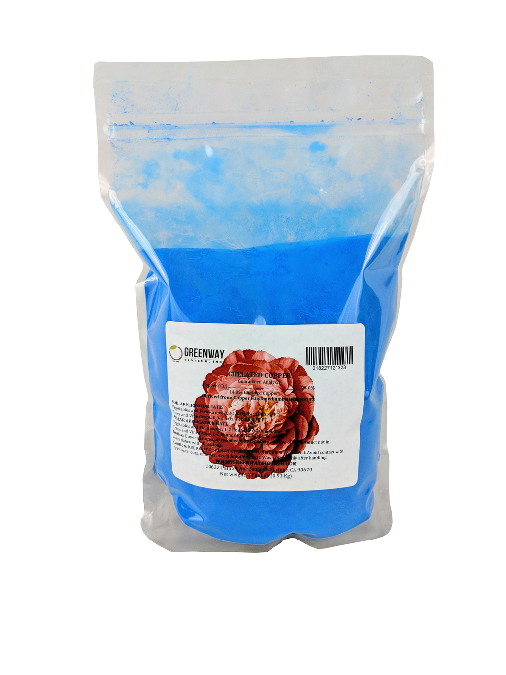 Chelated Copper EDTA 14% 2 Pounds