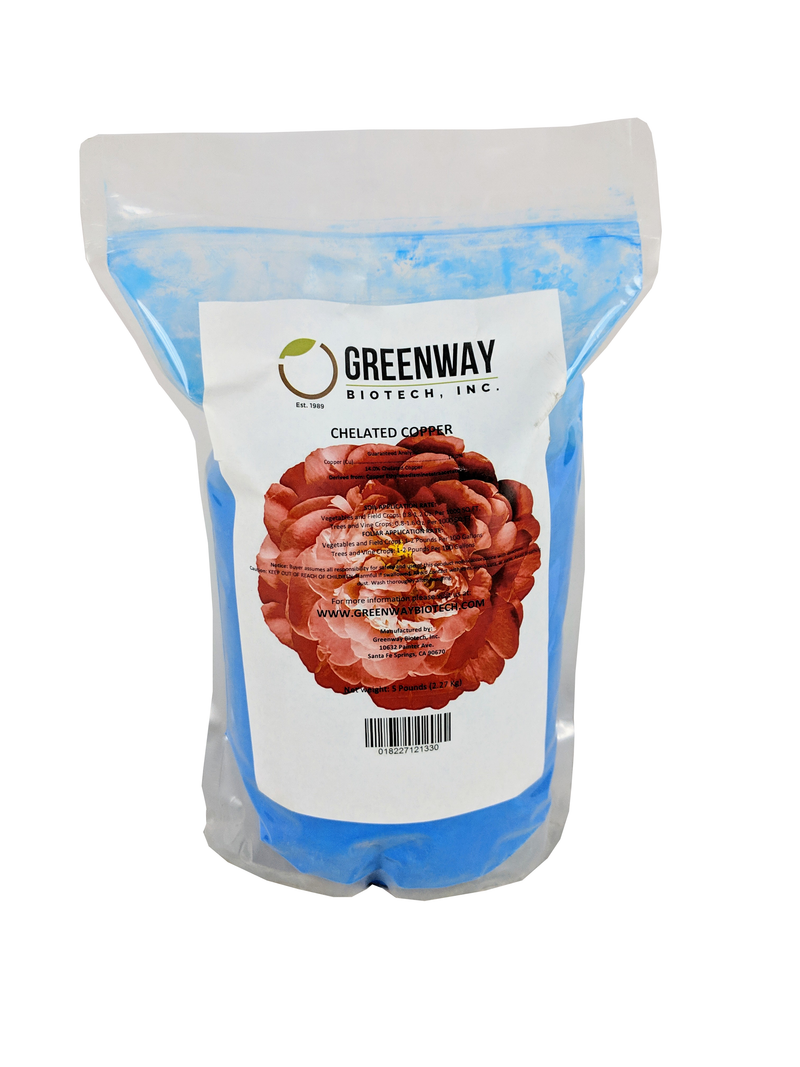 Chelated Copper EDTA 14% 5 Pounds