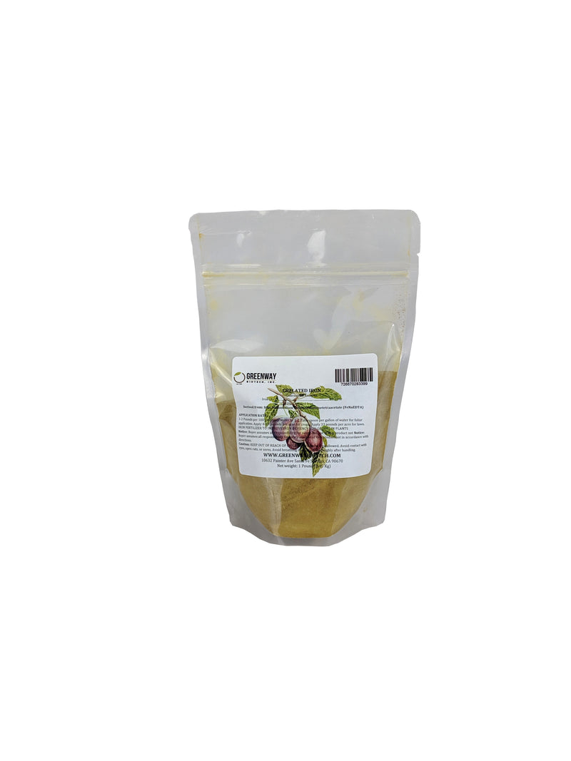 Chelated Iron EDTA Fertilizer 13% Fe 1 Pound