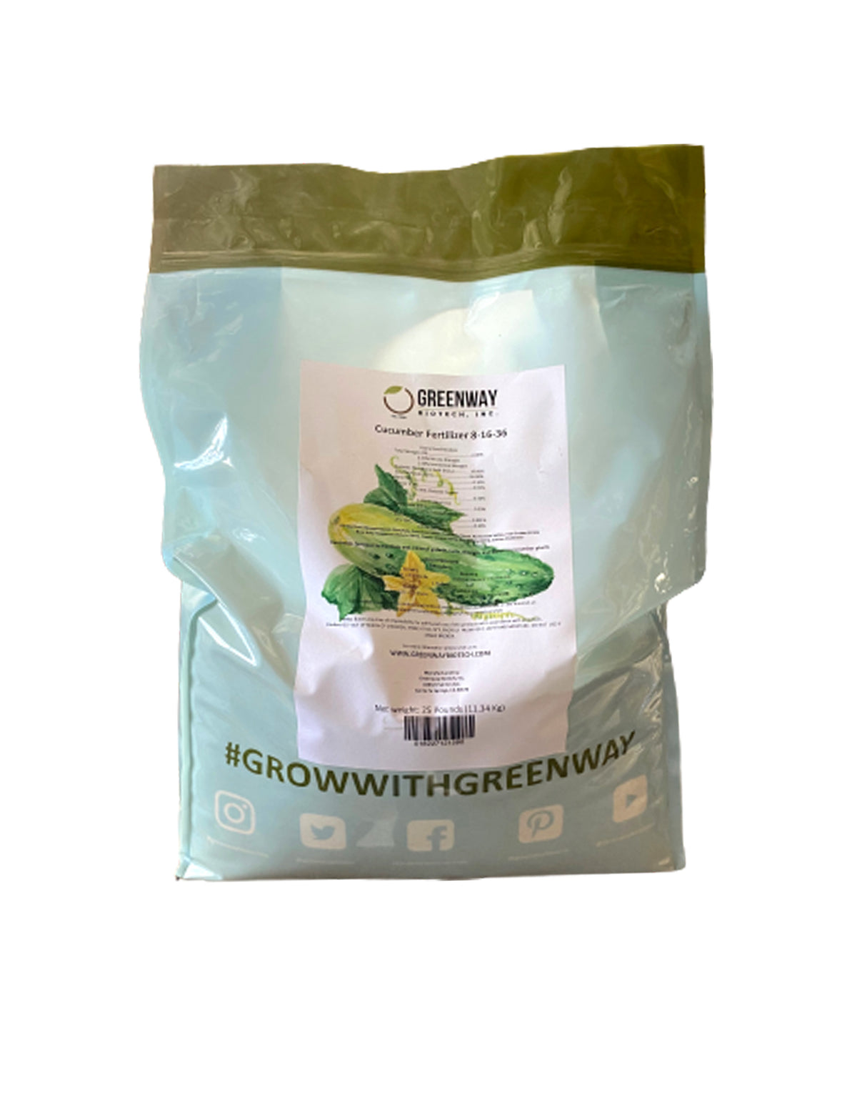 Cucumber Fertilizer 8-16-36 Plus Micro Nutrients