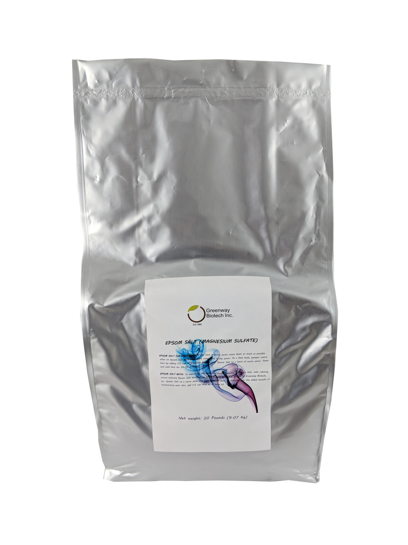 Epsom Salt Magnesium Sulfate 20 Pounds