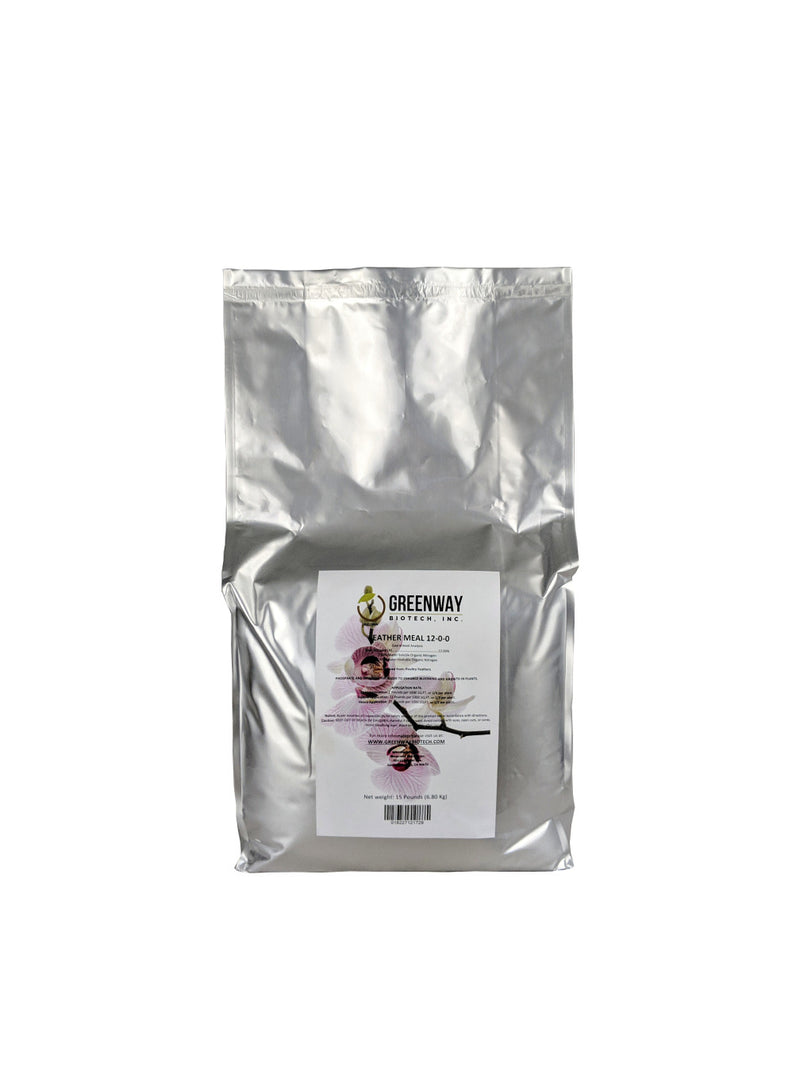 organic feather meal fertilizer 12-0-0 15 pounds