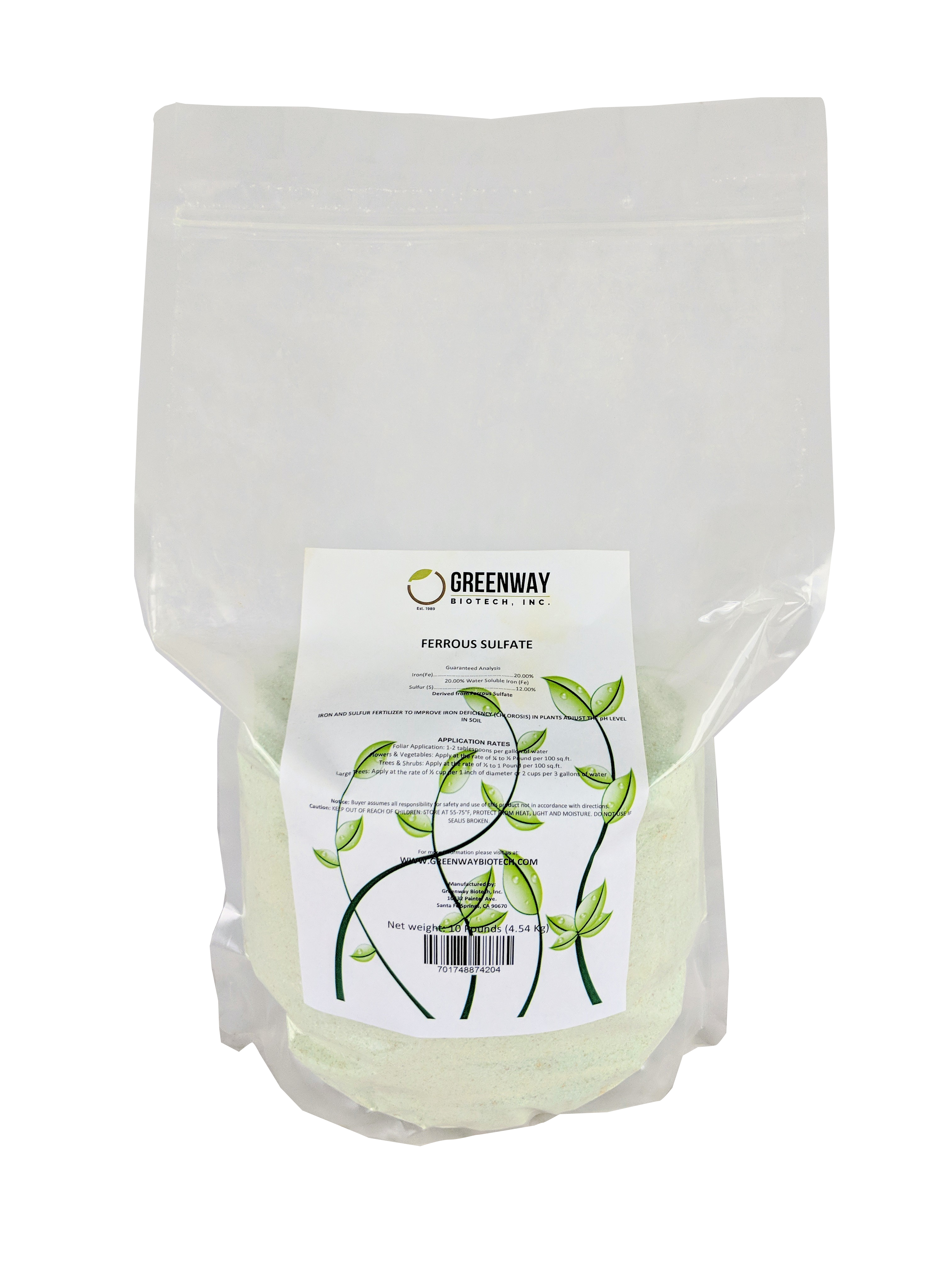 Greenway Biotech Ferrous Sulfate - Thumbnail 3