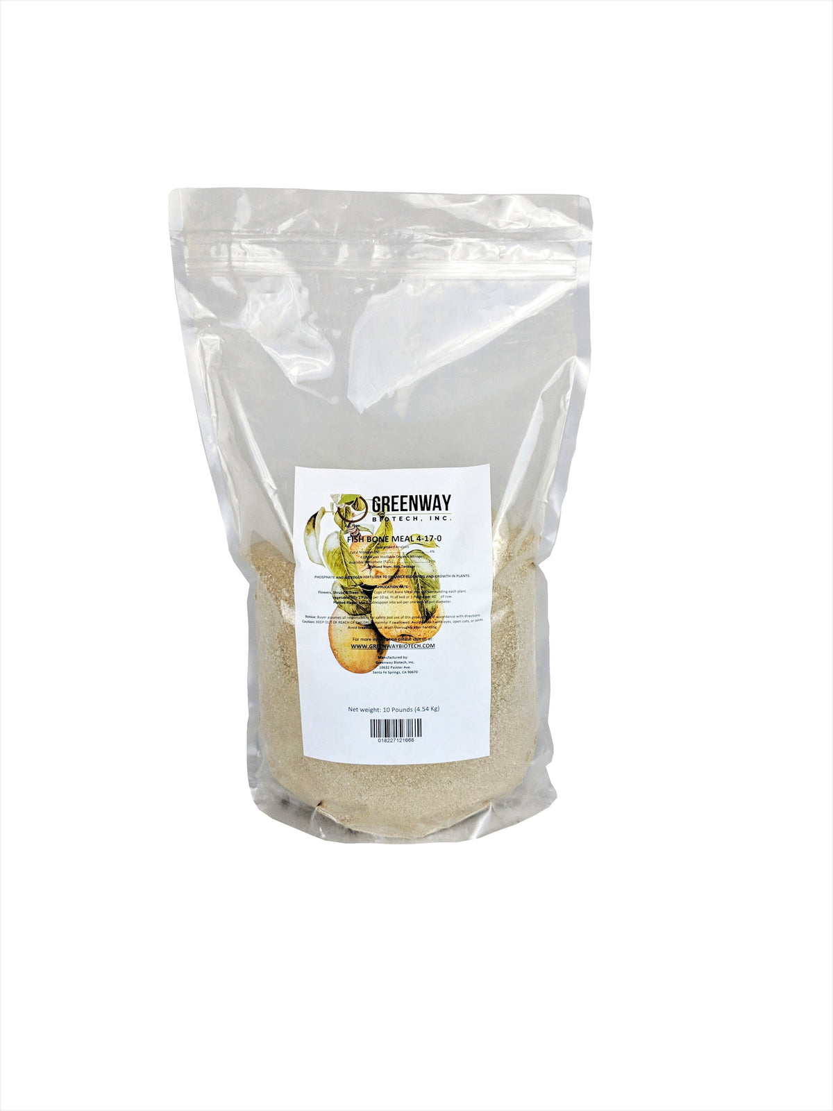 organic fish bone meal fertilizer 4-17-0 10 pounds