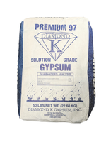 Gypsum Powder Calcium Sulfate 100% Water Soluble 50 Pounds