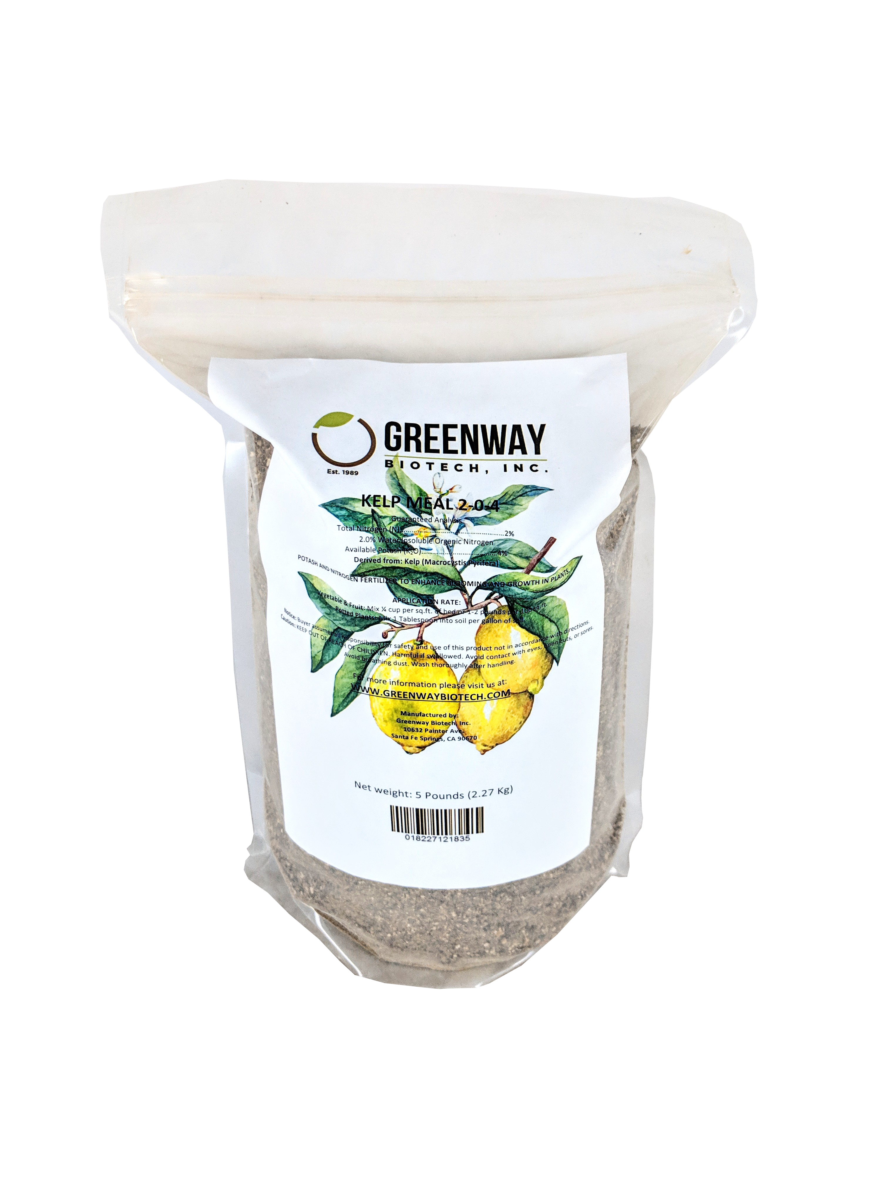 Greenway Biotech Kelp Meal Fertilizer