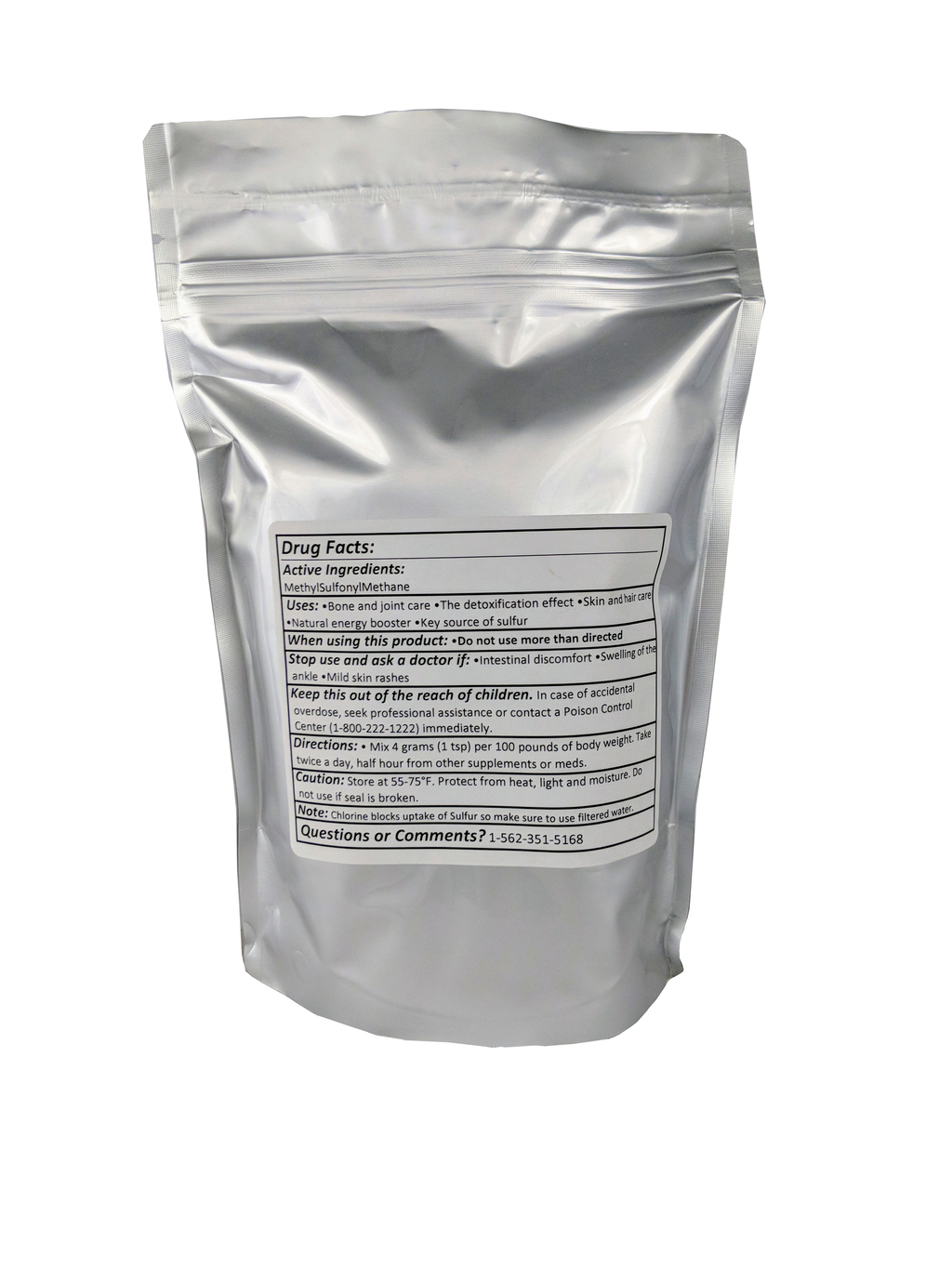 MSM (MethylSulphonylMethane) Powder 1 Pound