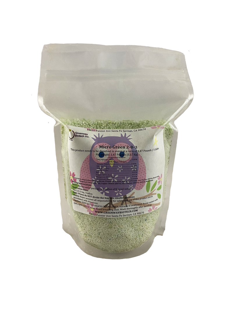 Micro Green 2-0-3