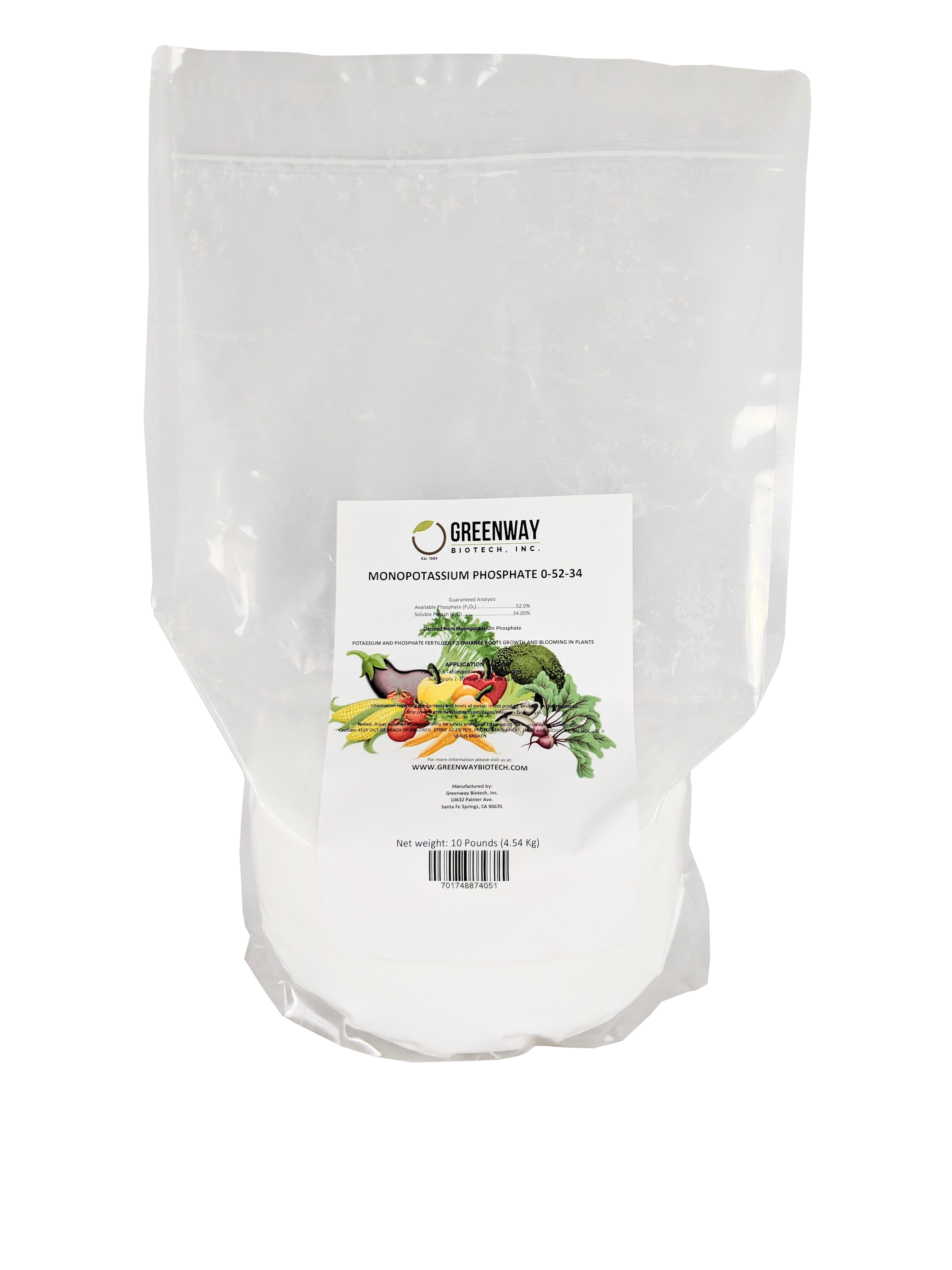 Greenway Biotech Monopotassium Phosphate - Thumbnail 5