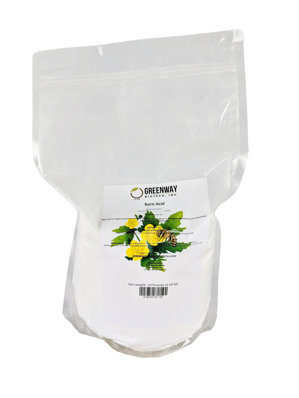 Boric Acid Fertilizer – Greenway Biotech, Inc.