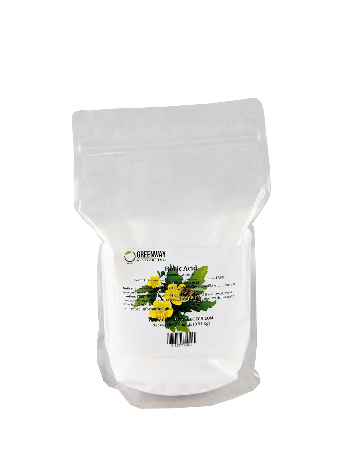 Organic Boric Acid Powder 2 Pounds