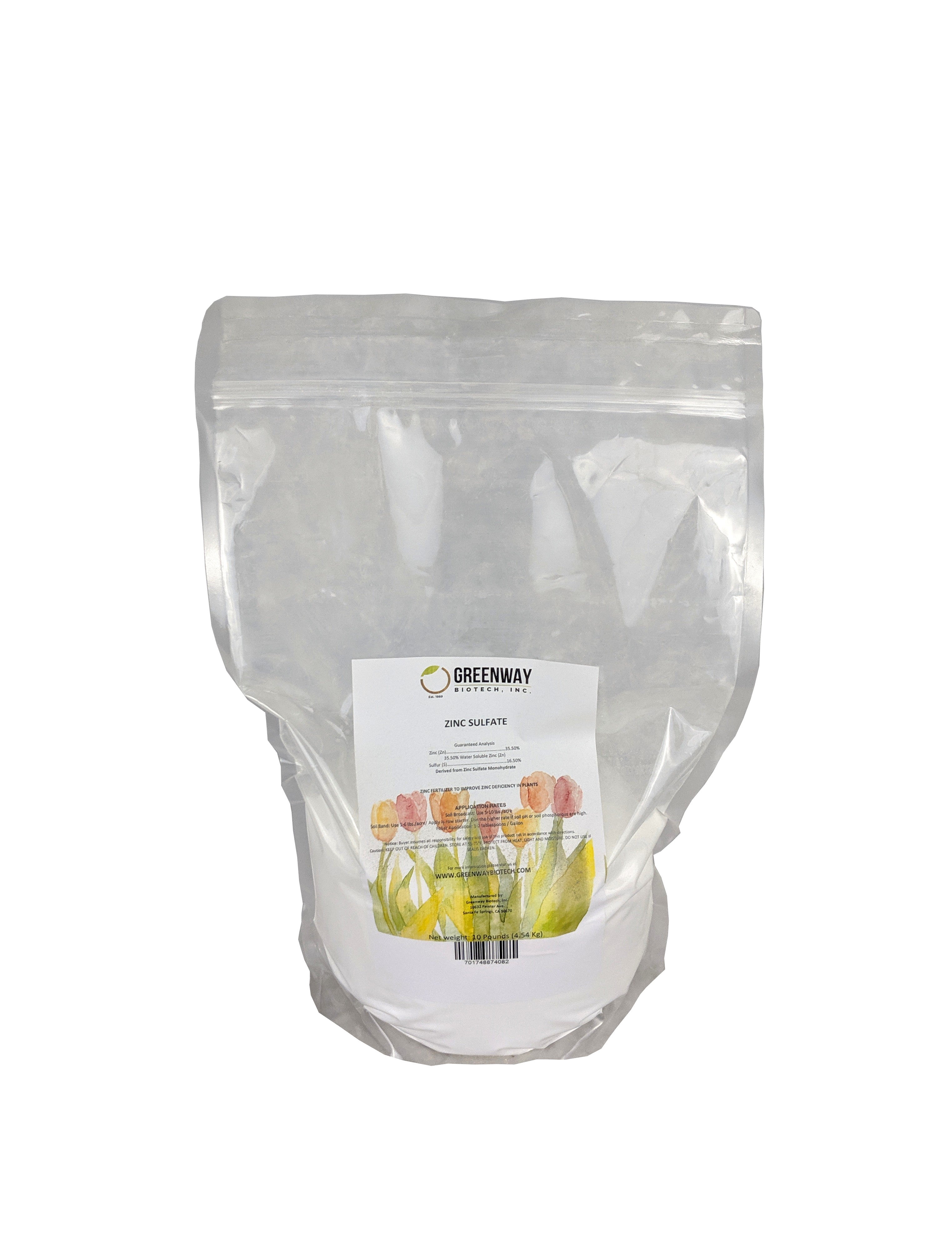 Greenway Biotech Zinc Sulfate Monohydrate Powder - Thumbnail 5